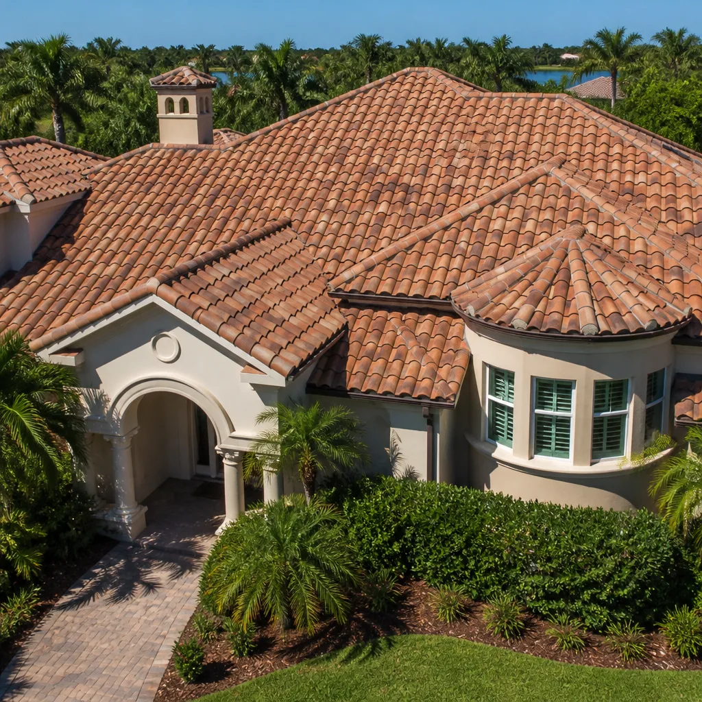 Tile roofing